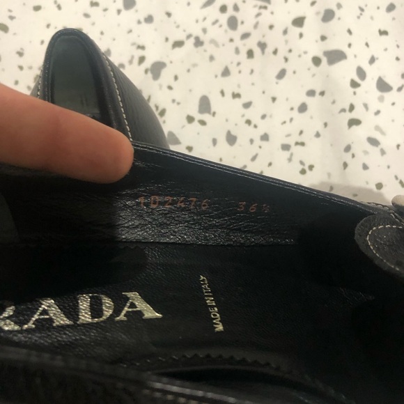 Prada loafers preowned but over all in great condition - Picture 4 of 4